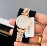 Emporio Armani Slim Rose Gold 12Hr Dial Quartz 30mm