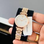 Emporio Armani Slim Rose Gold 12Hr Dial Quartz 30mm