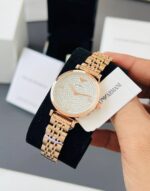 Emporio Armani Slim Rose Gold 12Hr Dial Quartz 30mm - Image 2