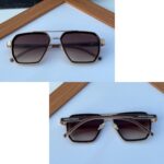 Emporio Armani Square Brown Gradient Sunglasses - Image 5