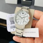 Emporio Armani Steel Classics Chronograph White 43mm