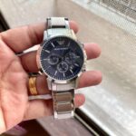 Emporio Armani Steel Classics Royal Blue 43mm Chronograph - Image 2