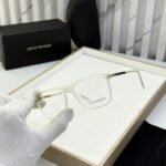Emporio Armani Transparent Rectangular Eyeglasses - Image 2