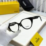 Fendi Cateye Black Eyeglasses - One Size - Image 2
