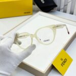 Fendi Cateye White Eyeglasses UV Protection - Image 2