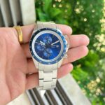 Fossil Autocross BQ2869 Silver Blue 42MM Quartz Chronograph - Image 2