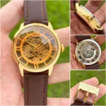 Fossil Automatic Brown Leather Strap 42mm