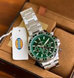 Fossil Bronson Green Dial 45mm Chronograph Stainless Steel - Image 3