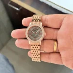 Fossil Curiosity Skeleton 35MM Automatic Rose Gold