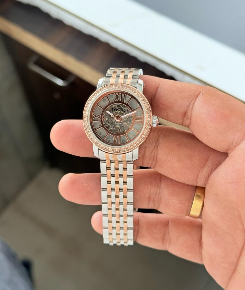 Fossil-Curiosity-Skeleton-35mm-Silver-Dial-Automatic-1 Fossil Curiosity Skeleton 35mm Silver Dial Automatic - Image 1