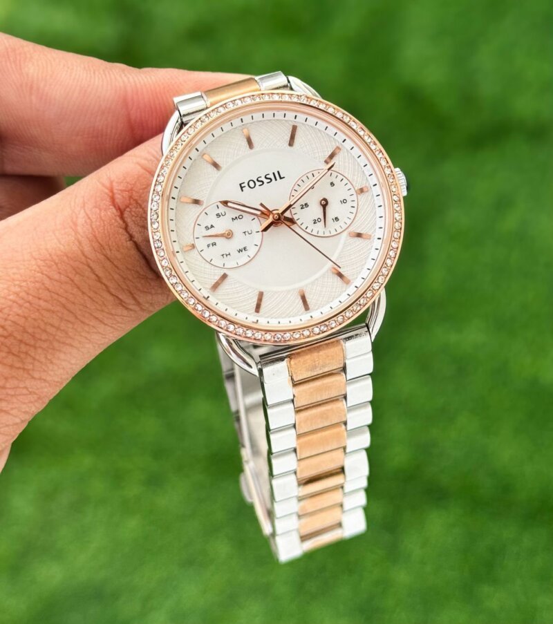 Fossil-ES4259-12Hr-Dial-Round-Case-Quartz-40mm-1 Fossil ES4259 12Hr Dial Round Case Quartz 40mm - Image 1
