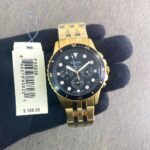 Fossil FB-01 Chronograph Golden Black Dial 100M Quartz
