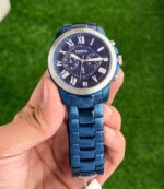 Fossil FS-5230 Blue Dial 42mm Quartz Watch - Image 2