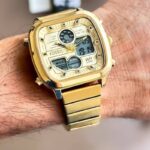 Fossil FS-5889 Gold Analog-Digital 43mm Quartz - Image 3