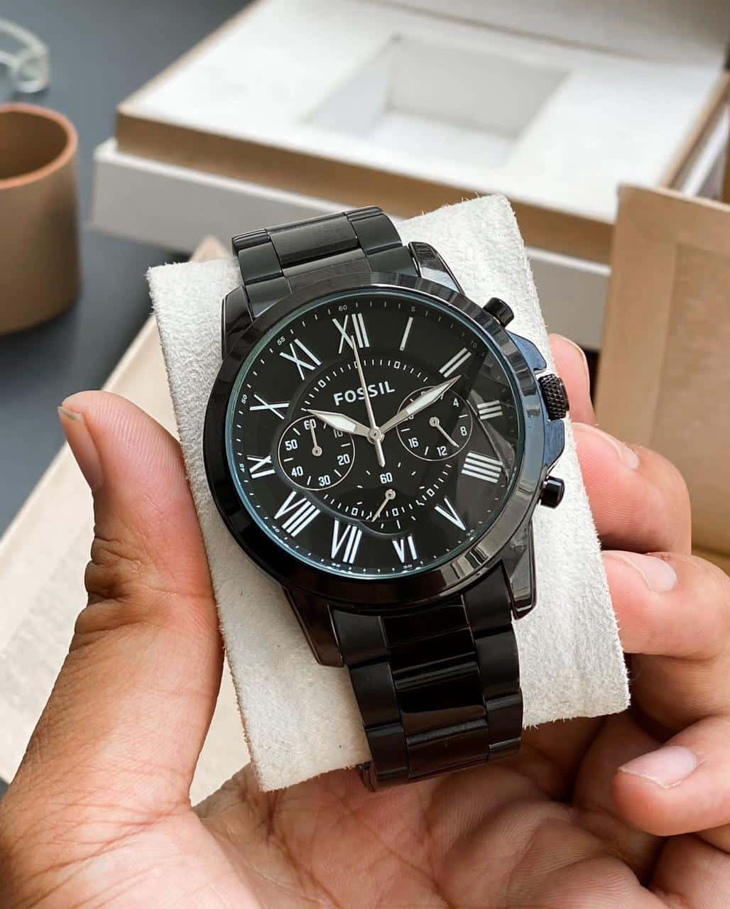Fossil-Fs5474-Chronograph-Black-Dial-44mm-Quartz-1 Fossil Fs5474 Chronograph Black Dial 44mm Quartz - Image 1