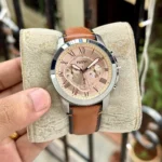 Fossil Grant Chronograph 44MM Silver Dial Quartz