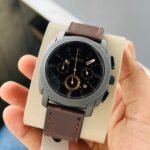 Fossil Machine Chronograph Brown 43mm Quartz FS4656