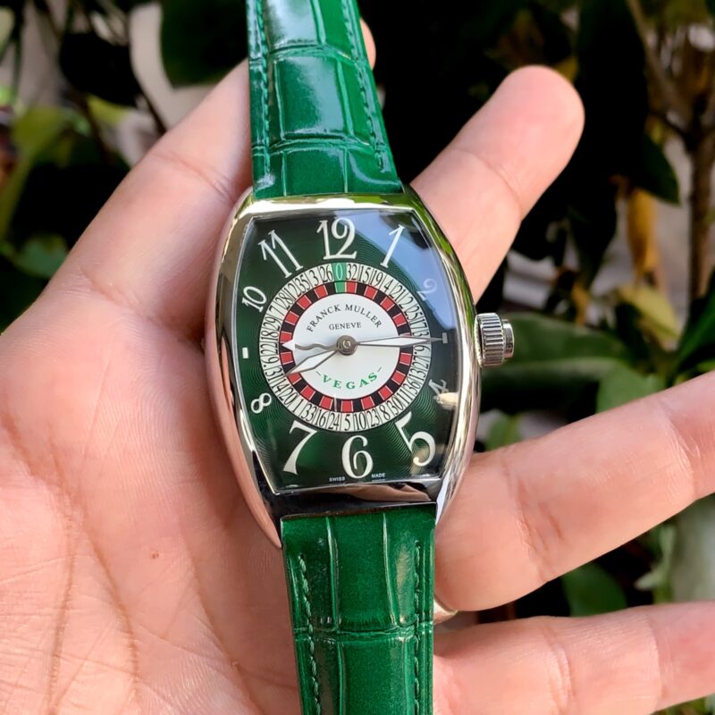 Franck-Muller-Casablanka-Vegas-5850-Green-Dial-Automatic-40mm-1 Franck Muller Casablanka Vegas 5850 Green Dial Automatic 40mm - Image 1