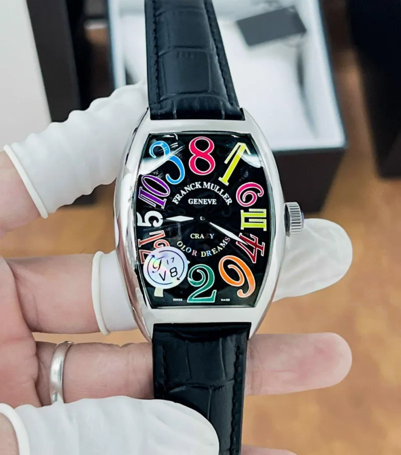 Franck-Muller-Crazy-Hours-10AA-Automatic-Black-Dial-40mm-1 Franck Muller Crazy Hours 10AA Automatic Black Dial 40mm - Image 1