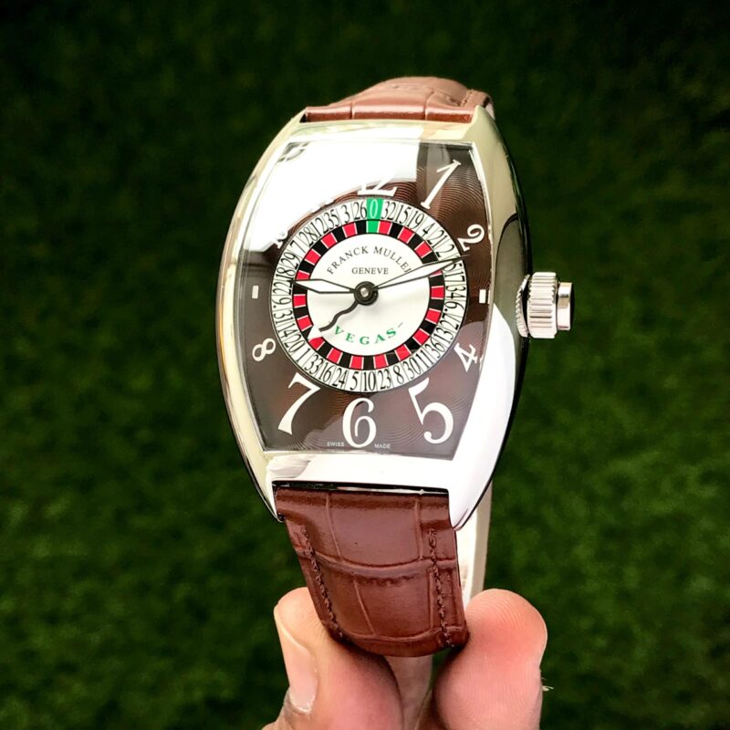 Frank-Muller-Vegas-Vanguard-Casino-Brown-Dial-Automatic-40mm-1 Frank Muller Vegas Vanguard Casino Brown Dial Automatic 40mm - Image 1