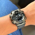 G Shock G-Steel GM-110BB Black Dial Quartz 55MM