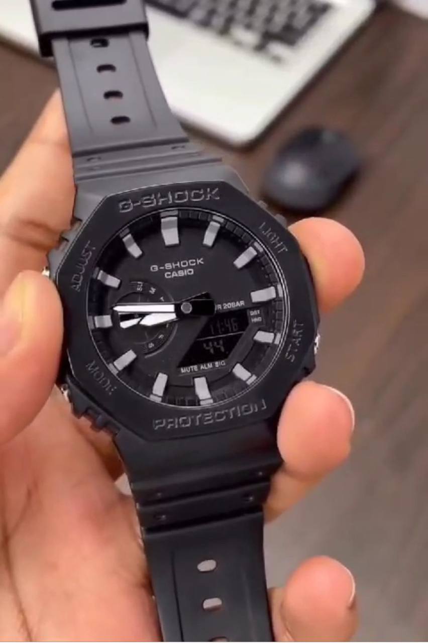 G-Shock-GA2100-Black-Transparent-Resin-20ATM-Quartz-1 G-Shock GA2100 Black Transparent Resin 20ATM Quartz - Image 1