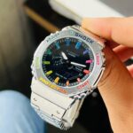 G-Shock GM-2100 Black Resin Stainless Steel Quartz 200M