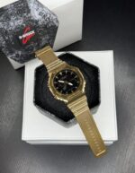 G Shock Monochrome Gold Black Dial 200M Quartz