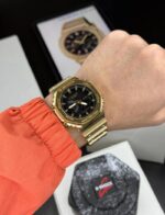 G Shock Monochrome Gold Black Dial 200M Quartz - Image 2