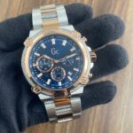 Gc Guess Tu Tone Belt Blue Dial 44MM Quartz