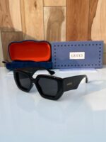 Gucci Bold Square Frame Black Sunglasses