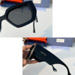 Gucci Bold Square Frame Black Sunglasses - Image 6