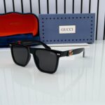 Gucci GG Square Sunglasses Black Polycarbonate