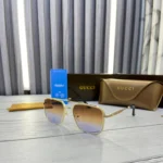 Gucci Iconic Square Aviator Sunglass Black
