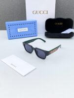 Gucci Inspired Square Sunglasses Black Brown Gradient - Image 2
