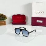 Gucci Model Black Blue-Grey Gradient Sunglasses