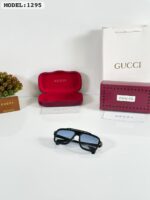 Gucci Model Black Blue-Grey Gradient Sunglasses - Image 2
