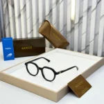 Gucci Round Black Eyeglasses - Size Universal - UV Protection