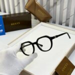 Gucci Round Black Eyeglasses - Size Universal - UV Protection - Image 2