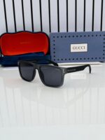 Gucci Square Black Sunglasses Plastic