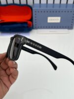 Gucci Square Black Sunglasses Plastic - Image 4