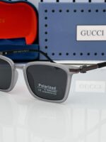 Gucci Square Sunglasses Gray Polarized - Image 2