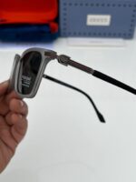 Gucci Square Sunglasses Gray Polarized - Image 4