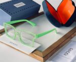 Gucci Transparent Eyeglasses Square Frame Clear Lens