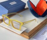 Gucci Transparent Eyeglasses Square Frame Clear Lens - Image 2