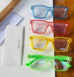 Gucci Transparent Eyeglasses Square Frame Clear Lens - Image 7