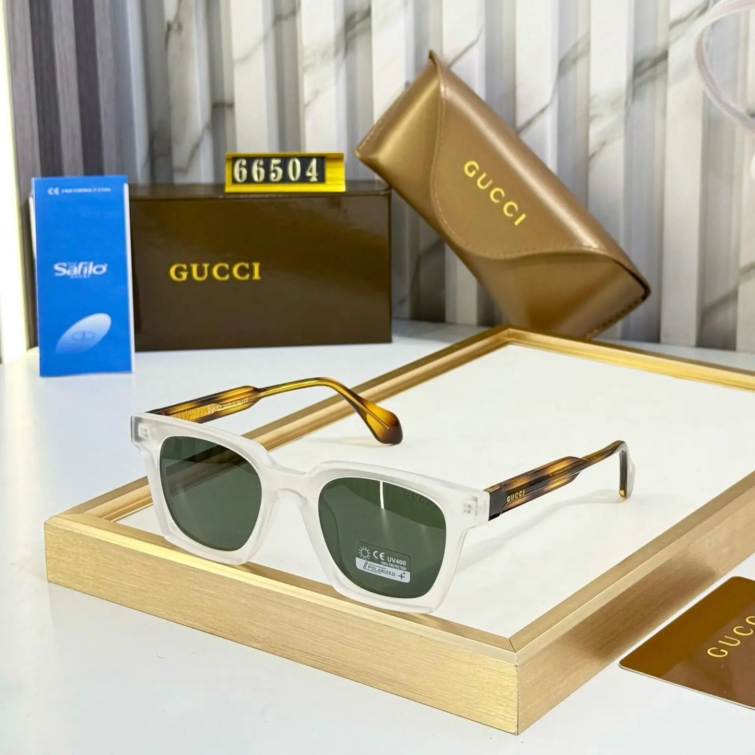 Gucci-Wayfarer-Sunglasses-Black-UV-Protection-1 Gucci Wayfarer Sunglasses Black UV Protection - Image 1