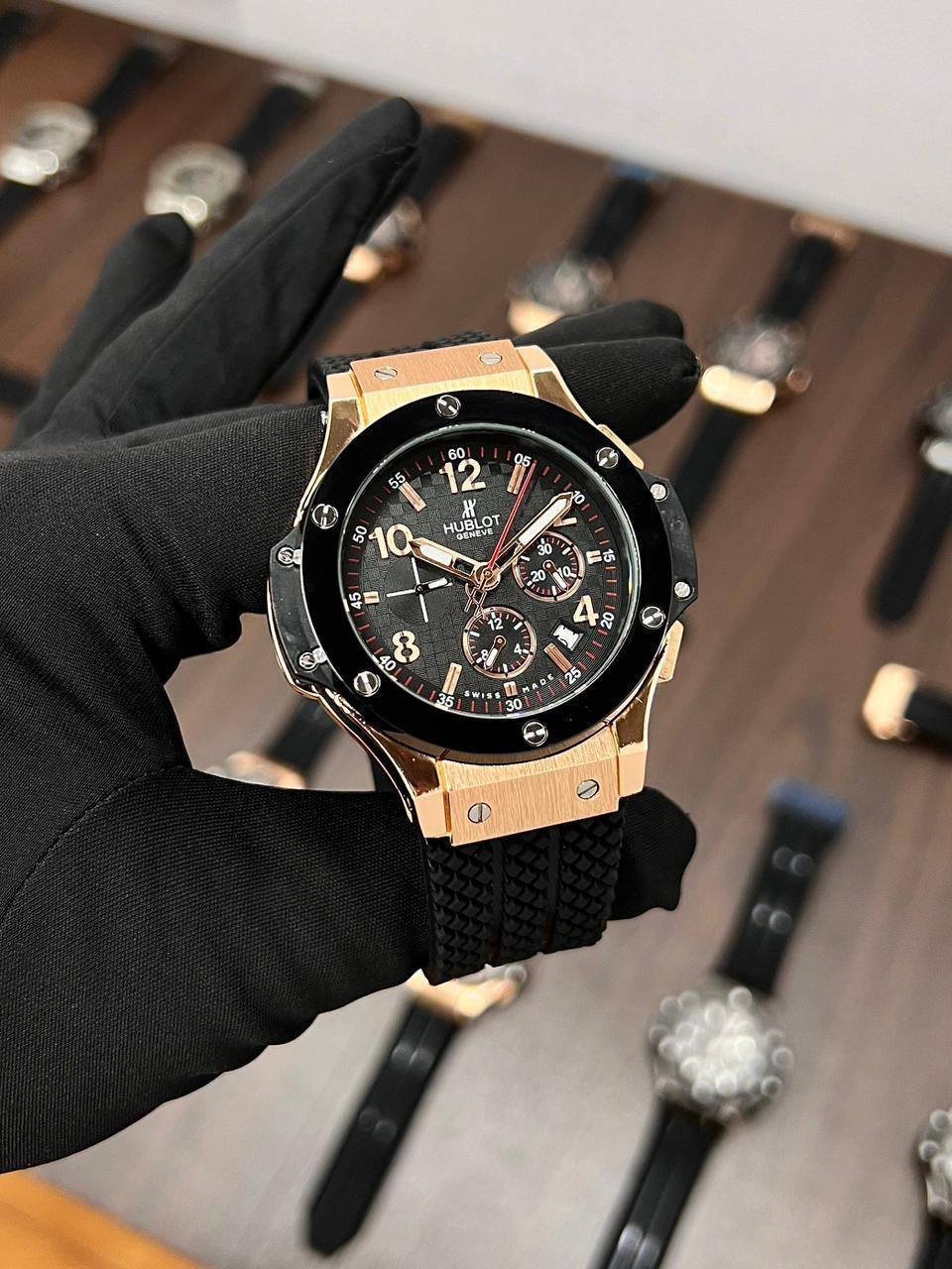 Hublot-Big-Bang-Chronograph-Black-45mm-1 Hublot Big Bang Chronograph Black 45mm - Image 1
