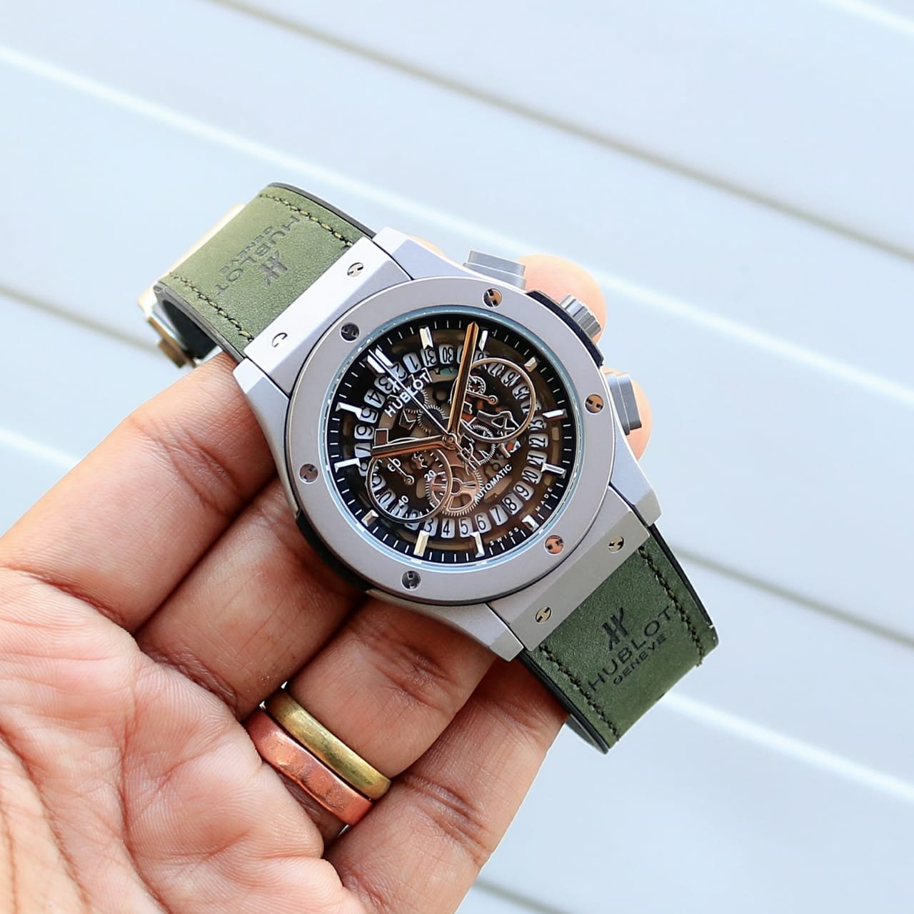 Hublot-Chronograph-Quartz-40mm-Black-1 Hublot Chronograph Quartz 40mm Black - Image 1