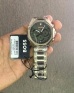 Hugo Boss 1514019 Green Dial 44mm Chronograph